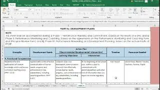 IPCRF Part 4: DEVELOPMENT PLANS (2022 - 2023)