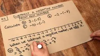 Key Skill - Subtract a negative number from any number.