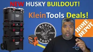 New Husky Buildout & Klein Clearance Deals At The Home Depot