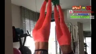 Ebru Şallı Tangalı Spor Yapıyor - Böyle Kalça Görülmedi !!!