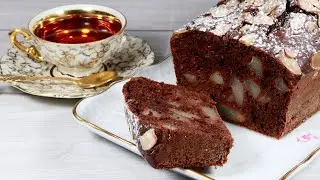 THE TASTE WILL CONQUER EVERYONE! CHOCOLATE CAKE WITH PEARS exceeded all expectations!