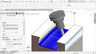 Minimize Tilting and Spiral Toolpath | CAMWorks 2021