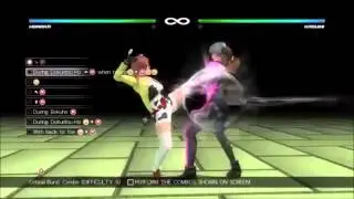 Dead or Alive 5 Last Round: Honoka combo challenge