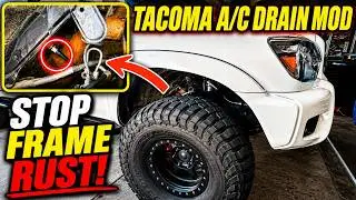 Quick Fix! Tacoma A/C Drain Mod To Prevent Frame Rust