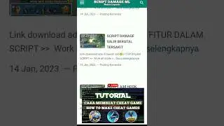 Mod ML, Script damage, Script Skin, Script intro, Script map, Script Analog 