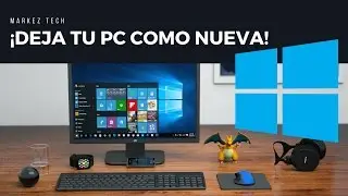 Como formatear y dejar como nueva tu PC e instalarle la ultima versión de windows 10 ¡MUY FACIL!