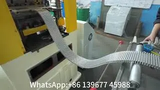 Heat exchanger aluminum fin machine