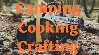 Overnighter: Making a Raised Bed, Using My New Chainsaw and Catching Up with a Mate