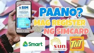 How To Register Your Sim Card | Paano Iregister Ang Iyong Sim Card | Sim Card Registration Act