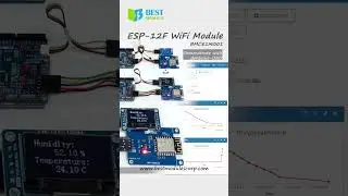 #Shorts ESP 12F WiFi Module BMC81M001 with BMduino  #modules #sensor #arduino #bmduino #RF #WIFI
