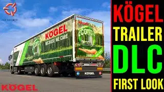 ETS2 Kögel Trailer DLC REVIEW 🚨 First Look NEW Kögel Trailer ᐅ NEW SCS Trailer DLC