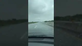 Rain on the highway