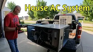 WHOLE House AC System SCRAP OUT!  There's Some GOODS in There!