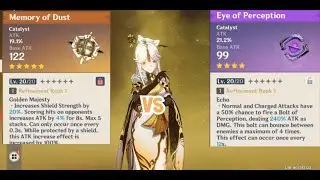 Memory Of Dust Vs Eye Of Perception | Genshin Impact