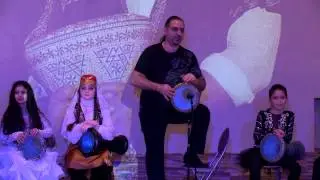 Ossama Shahin and students of the studio "Oriental"