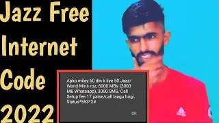 how to(Jazz free internet mb) get | (Jazz free mb code 2022)