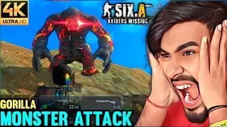 GORILLA MONSTER ATTACK IN SIX A RIDER MISSION // 4K GAMING VIDEO