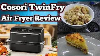 NEW COSORI TwinFry Air Fryer review | coconut tart and chicken fried rice recipes