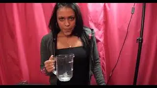 GIRL SPITTING 2X BIG LOOGIES AND HOCKING