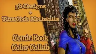 Manga Comic book color Collabo with Nathyn Brendan Masters