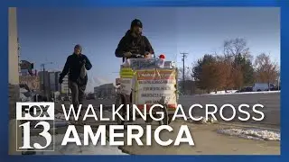 'A Walking Testimony': Man passes through Utah on coast-to-coast journey