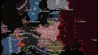 HoI4 | 1939 but every Polish state has 100 divisions [AI TIMELAPSE]
