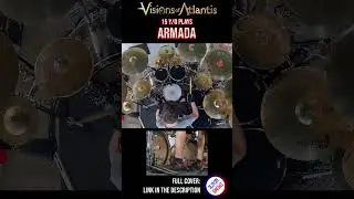 VISIONS OF ATLANTIS | ARMADA | DRUM COVER | Bosphorus Cymbals #shorts #05
