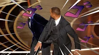 Will Smith slaps chris rock but in jojo style