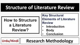Structure of Literature Review: Introduction, Body, Conclusion