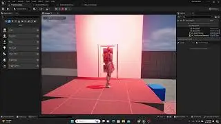 My first door with a code that you have to enter to open.