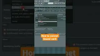How to connect sound card to FL studio