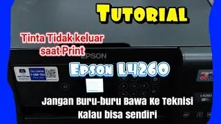 Masalah Printer Epson L4260 Tidak Keluar Warna Walau Tank Cartridge Full.