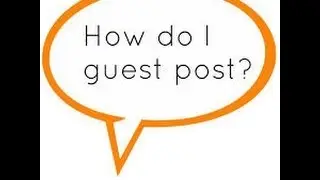 How to write your very first guest post