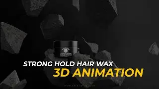 Hair Wax | Men's Cosmetic | Commercial 3D Animation