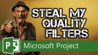 Steal my QA Filters for Microsoft Project