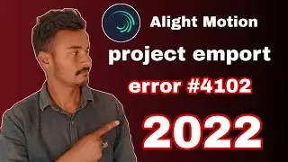 Alight Motion Me Project Import Nhi Ho Raha Hai // alight motion project import problem solution