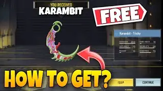 How to get free Karambit skin in cod mobile (How to get free skin on season 3)