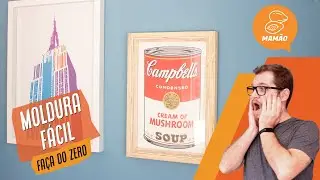 AS MOLDURAS DE QUADRO DE MADEIRA MAIS FÁCEIS DO YOUTUBE