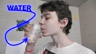 Я выпил стакан воды