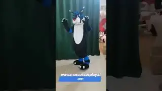 Thunderbolt Cat Mascot Costume Animal