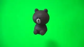 Brown green screen icon