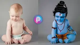 Baby photo editing | shivaya  | Picsart editing | tutorial | PicsArt mobile |Harishchandra |