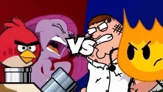MUGEN Battle - Angry Birds Tank/Pinkamena vs Peter Griffin/Firey