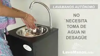 Lavamanos portátil autónomo Mini Clinic NEGRO