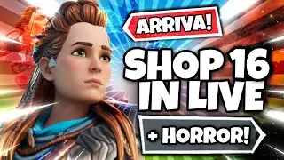 FORTNITE SHOP 16 APRILE IN LIVE - ASPETTIAMO LO SHOP INSIEME SERVER PRIVATI + HORROR