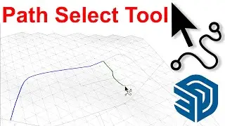 Path Select and Save Selection tools for SketchUp 2021