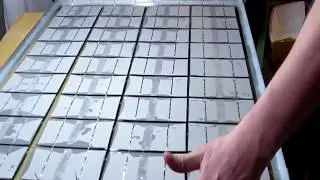 Герметизация солнечной батареи. Инкапсулянт - компаунд. Encapsulant - compound.