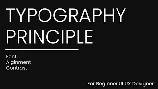 Typography principle | UI Design Tutorial in Tamil | UX Design Beginner