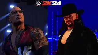 WWE 2K24 (Raw) : The Final Boss Rock vs The Undertaker
