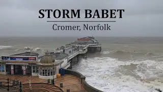 Storm Babet hits Cromer, Norfolk